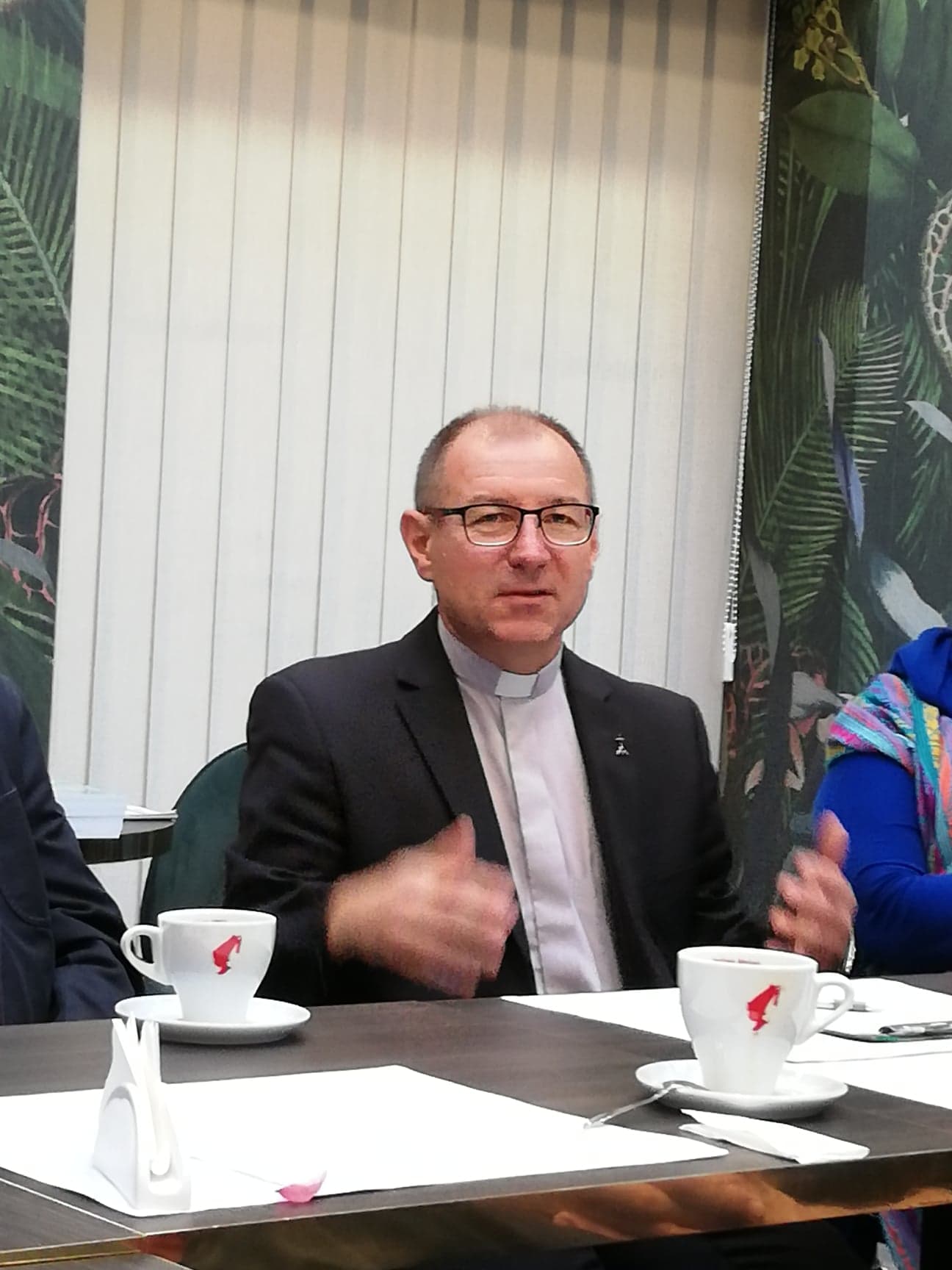 Śniadanie z ks. Wiesławem Baniakiem